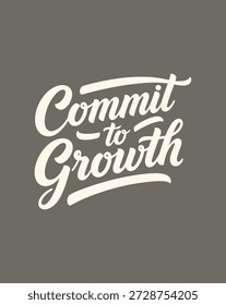 Positive Quote Motivational Script Typography Hand Lettering