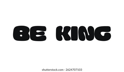 Positive Quote With Text Be Kind. Simple And Powerful Message For Compassion, Empathy, And Respect. Great For Posters, Cards, T-Shirts, Stickers. Vector Illustration.
