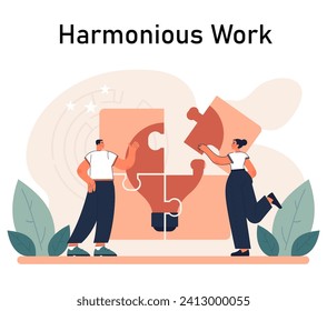 Positive relationships. Loving family connection and friends support. Harmonious mutual communication. Warm relations between people. Flat vector illustration