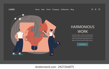 Positive relationships web banner or landing page dark or night mode. Loving family connection and friends support. Warm relations and communication between people. Flat vector illustration