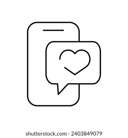 icono de contorno positivo para sitio web o aplicación móvil