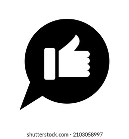Positive Response icon isolated on white background