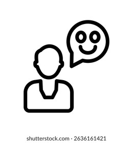 Positive Review Icon, Vector graphics
