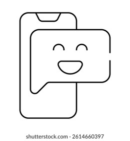 positive review line icon vector. positive review sign. isolated contour symbol black illustration