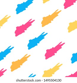 Positive seamless vector background. Background with bright shadows. Template for social networks, plkatat, postcards, textiles and other uses.