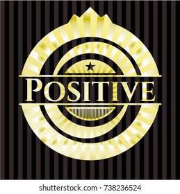Positive shiny emblem