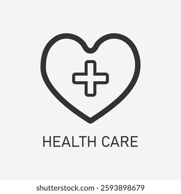 Positive sign with love icons. solid style vector.