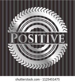 Positive Silver Badge Stock Vector (Royalty Free) 1125451475 | Shutterstock