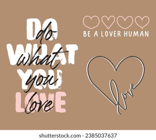 Positive Slogan Artwork Print for Apparel and Other Uses