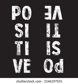 positive slogan print for tshirt