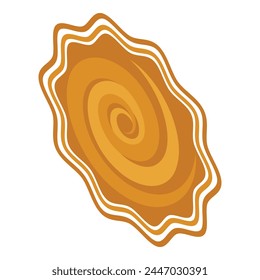Positive splash energy portal icon isometric vector. Platform screen round. Ring desert splash