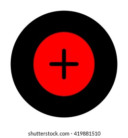 Positive symbol plus sign