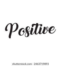 positive text on white background.