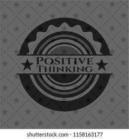 Positive Thinking black emblem