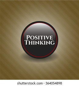 Positive Thinking black emblem