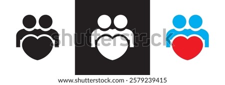 Positive Thinking  icon set. Open mind, mindset, smart think, good people, good habits, design thinking icon. isolated on white and black background. vector illustration. EPS 10