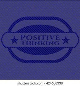 Positive Thinking jean background