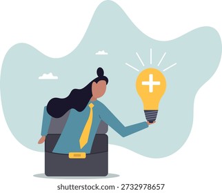 El pensamiento positivo, el optimismo traen el éxito al trabajo y a la vida, la inspiración y la felicidad en el trabajo. Sobre un hombre y su vida.