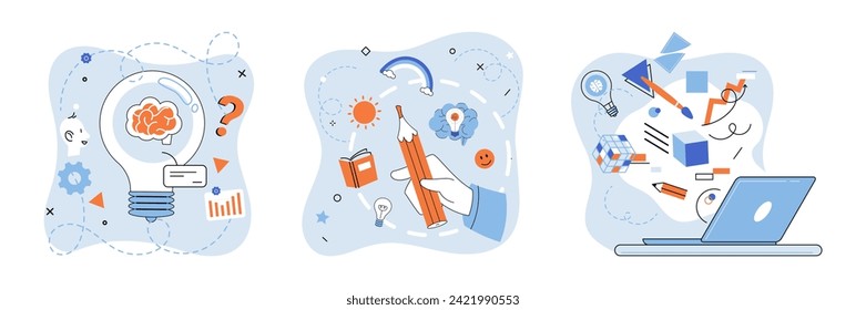 Positive thinking. Vector illustration. Cultivating positive mindset leads to more fulfilling life The power positive thinking lies in its ability to shape our perception reality Developing positive