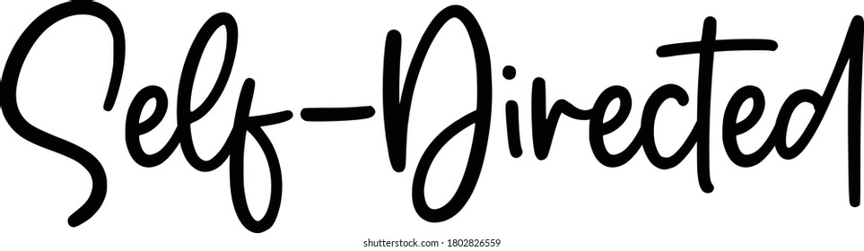 Texto de sinónimos de características positivas. Sólo una sola palabra. Tee gráfico imprimible. Dibujo de diseño para impresión. Ilustración vectorial. Colorido. Estilo de caligrafía dibujado a mano. Negro y blanco