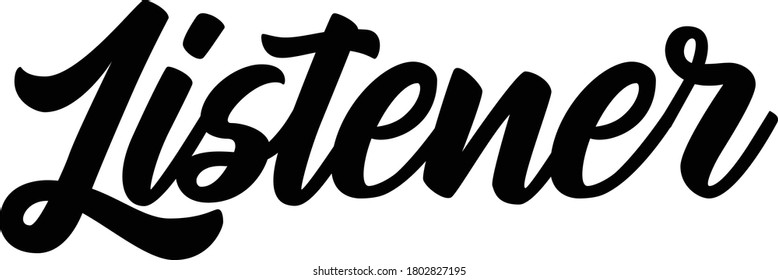 Positive Traits Synonyms text. Only one single word. Printable graphic tee. Design doodle for print. Vector illustration. Colourful. Hand drawn calligraphy style. Black and white
