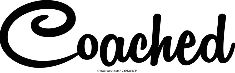 Positive Titel Synonyme Text. Nur ein einziges Wort. Druckbarer Grafiktee. Design-Doodle für den Druck. Vektorgrafik. Farbenfroh. Handgezeichneter Kalligrafiestil. Schwarz-Weiß