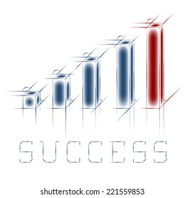 positive vector graphics, hand drawing, chart