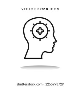 Positive vector icon