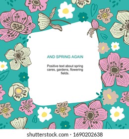 
Positive vector quote from hand-drawn text. Scandinavian style poster for a positive life motivation. Great lettering design for t-shirts, bags, posters, cards.