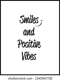  Positive vibes, handwritten message template