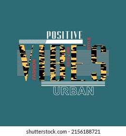 positive vibes Premium Vector illustration of a text graphic. suitable screen printing and DTF for the design boy outfit of t-shirts print, shirts, hoodies baba suit, kids cottons, etc.