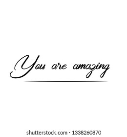 Positive vibes, typography for print or use as poster, flyer or T shirt