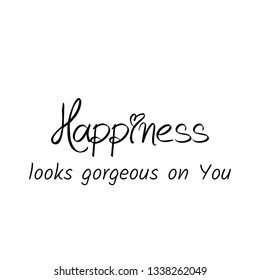 Positive vibes, typography for print or use as poster, flyer or T shirt