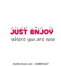 Positive vibes, typography for print or use as poster, card, flyer or T shirt