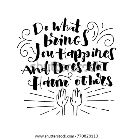 A positive word, calls for action. Phrase for motivation, for a poster, for a printing, T shirts. Lettering. Vector design.