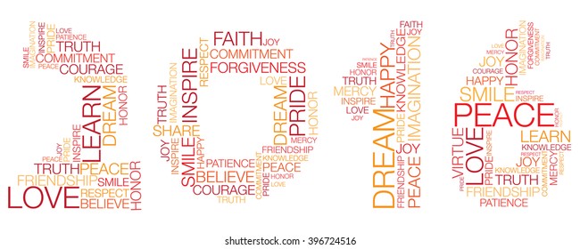 Positive words 2015