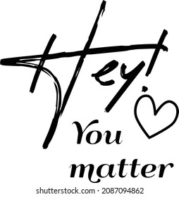 Positive words, Typography design for print or use as poster, card, flyer or T Shirt