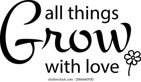 Positive Words, Typography for print or use as poster, card, flyer or T Shirt