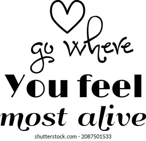 Positive Words, Typography for print or use as poster, card, flyer or T Shirt