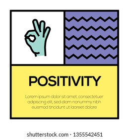 POSITIVITY ICON CONCEPT