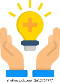 Positivity Icon Flat Vector Illustration