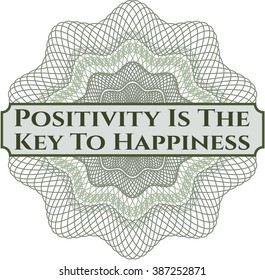 La Positividad Es La Clave Para La Felicidad De La Rosette Lineal