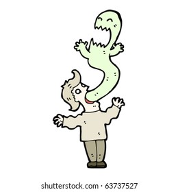 possessed man cartoon