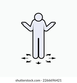 Possibility Icon. Chance, Probability Symbol.