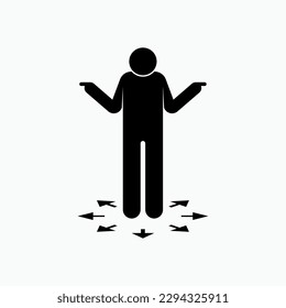 Icono de posibilidad. Posibilidad, Probabilidad Símbolo.