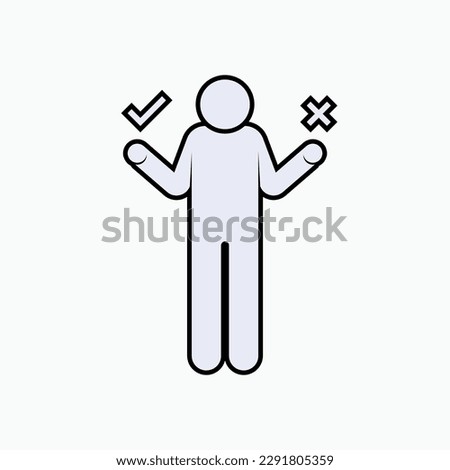 Possibility Icon. Chance, Probability Symbol.