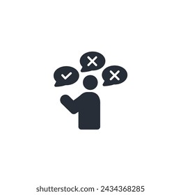possibility icon. vector.Editable stroke.linear style sign for use web design,logo.Symbol illustration.