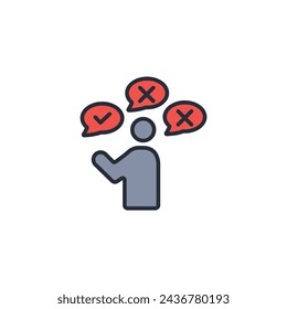 possibility icon. vector.Editable stroke.linear style sign for use web design,logo.Symbol illustration.