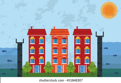 The possible future of coastal cities: in condition of global warming and sea level rise they should construct a protecting dam