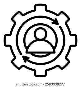 Possible Future events Outlne Icon Element For Design
